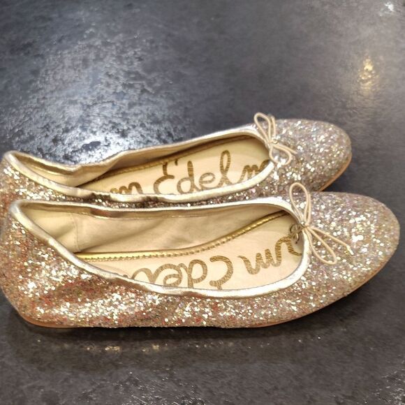 Sam Edelman Sparkling Glitter Flats - Picture 3 of 6